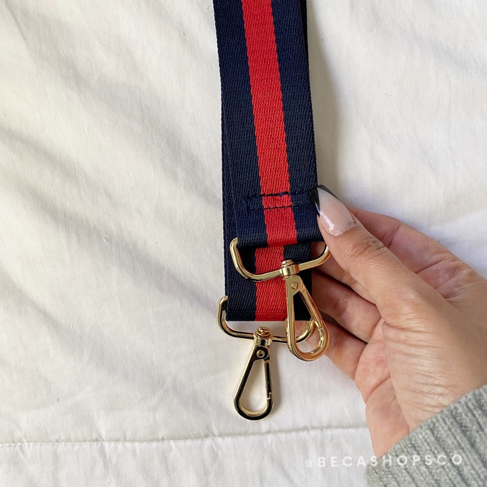 Blue & Red Web Canvas Strap Replacement - Picture 3 of 8